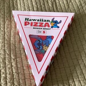 Hawaiian Pizza Boxer Briefs - Red and Blue stitch nwt